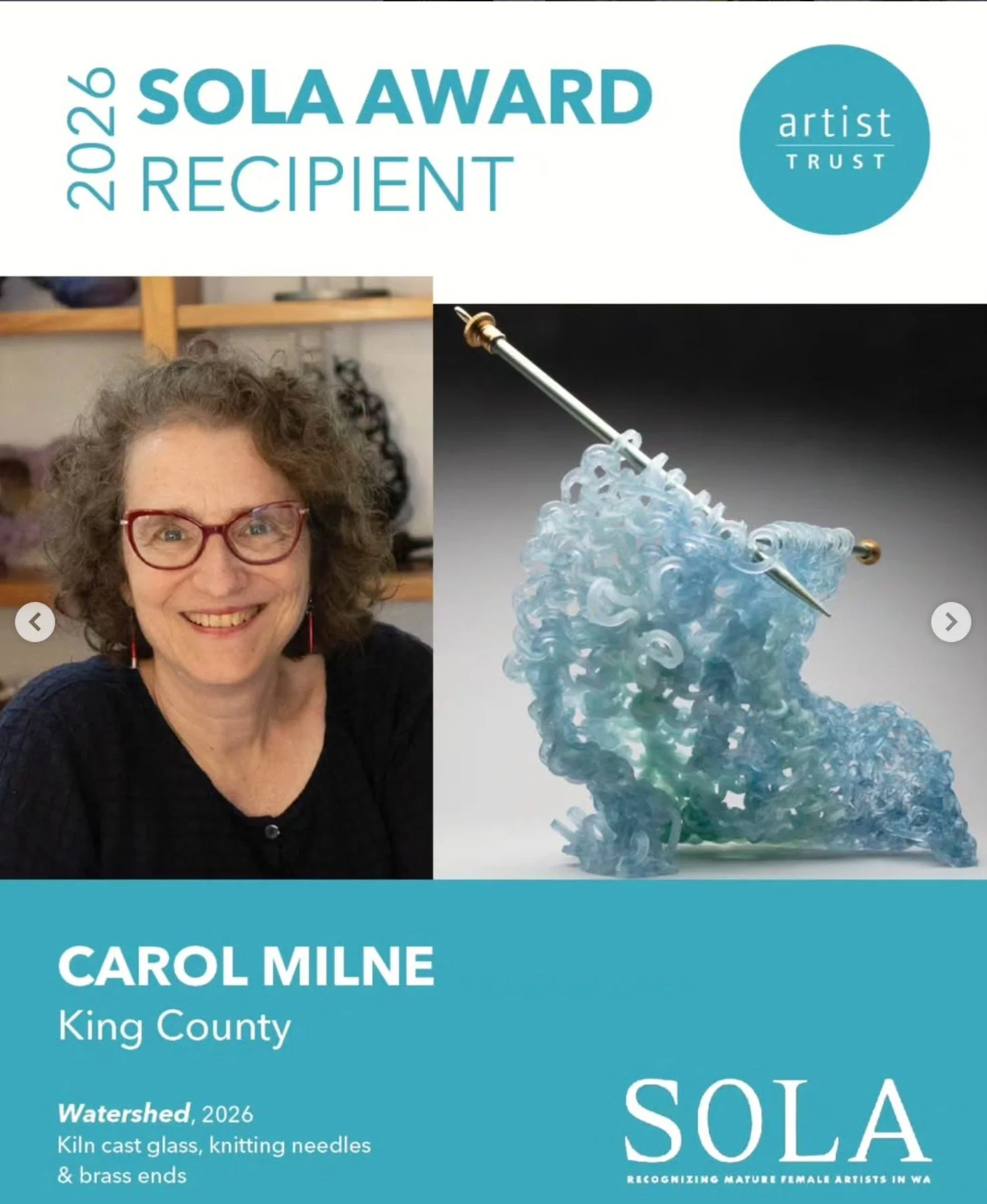 SOLA award recipient