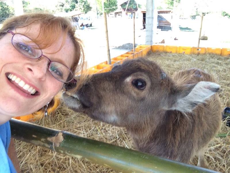 Buffalo baby kisses!!!