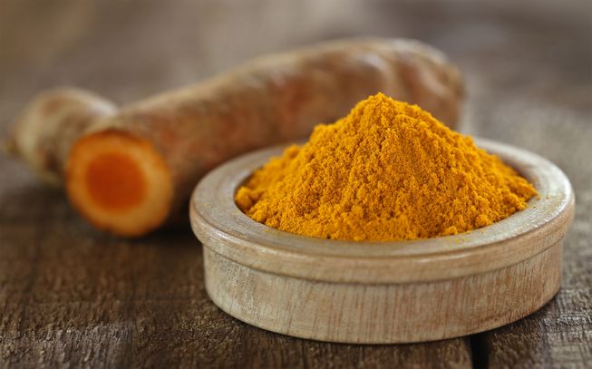 Raw ground tumeric.