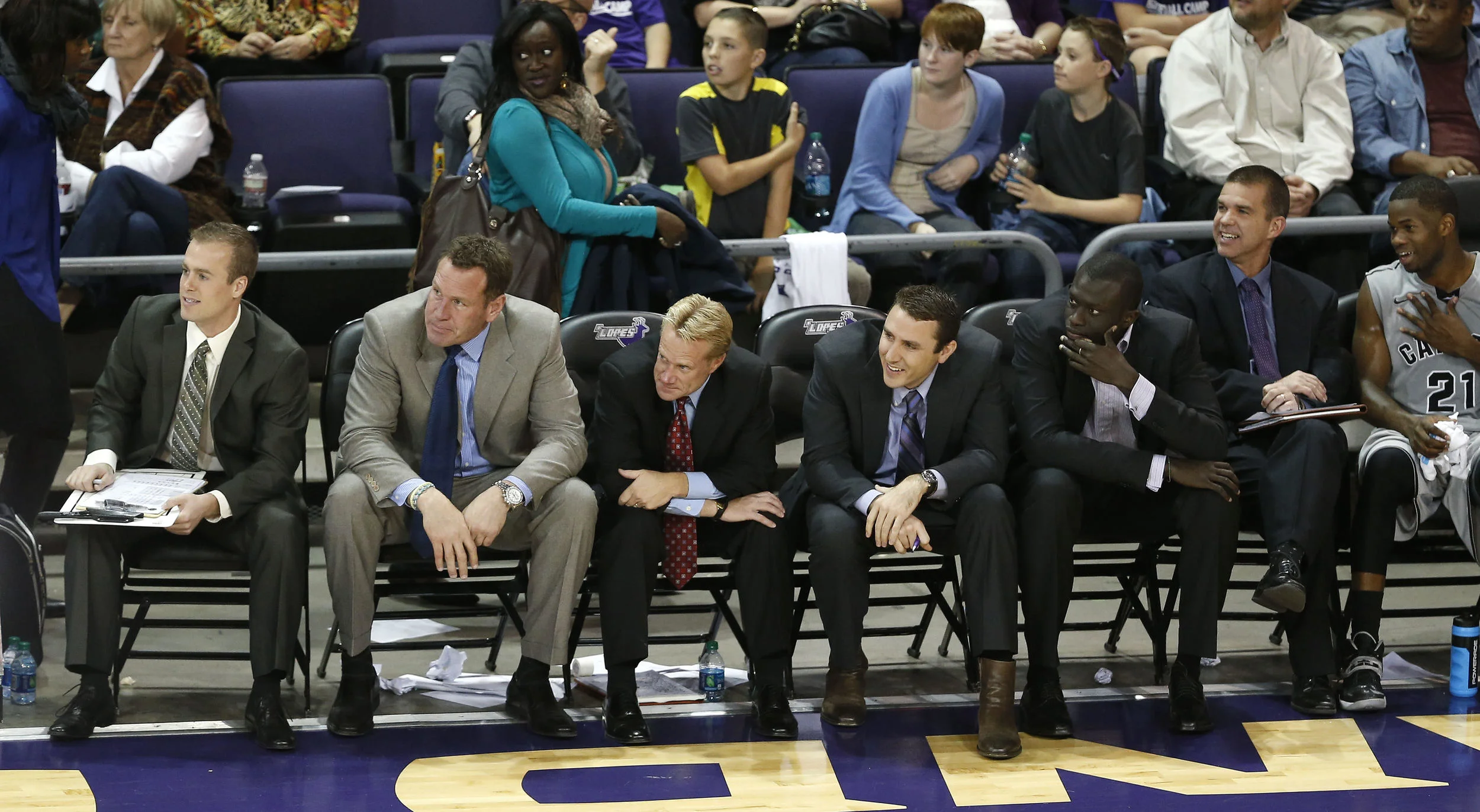 Dethie Fall, Assistant Coach, and his fellow Grand Canyon coaches lead their team to the CollegeInsider.com Second Round