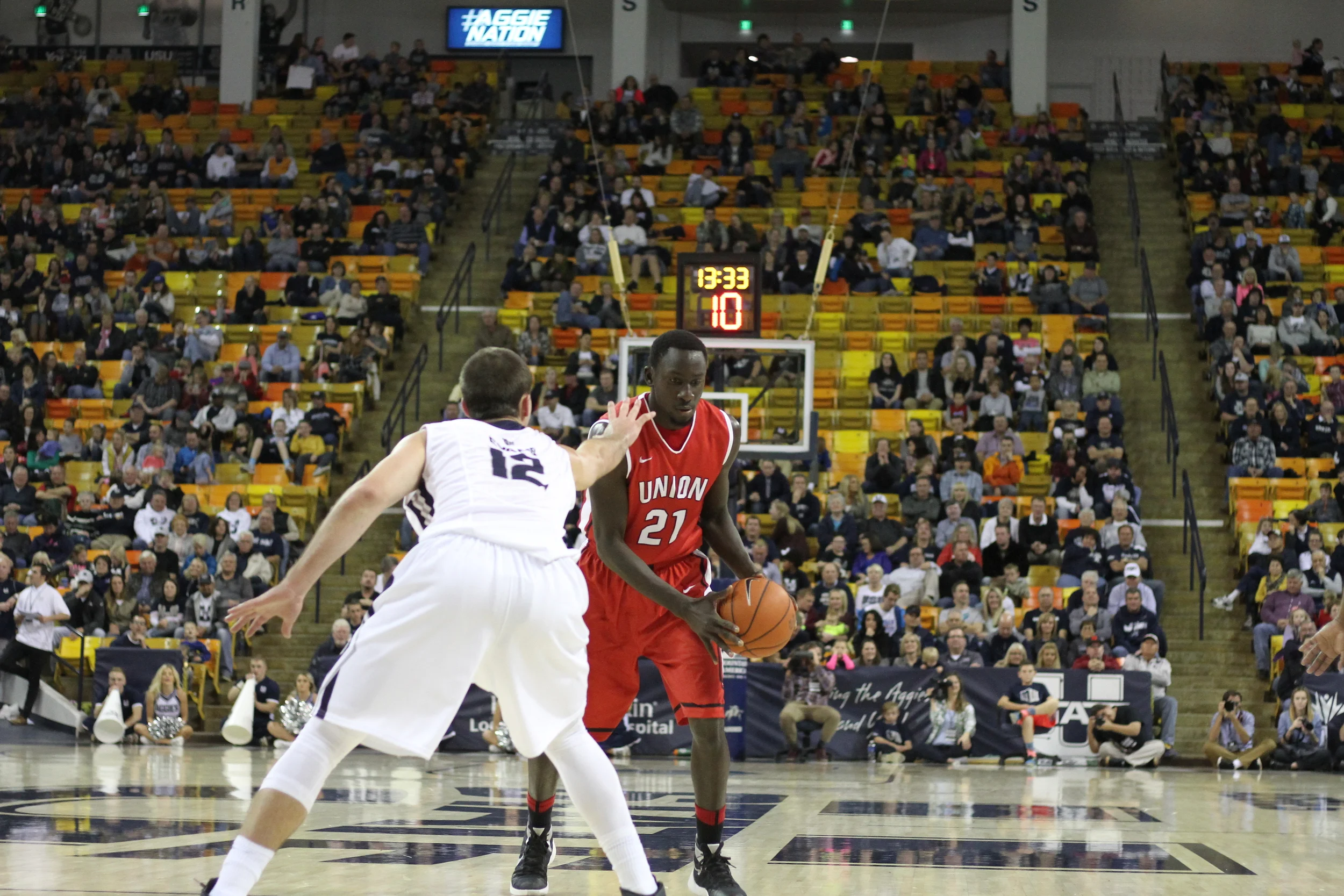 Serigne Mboup finished his college career with a double-double in his final game