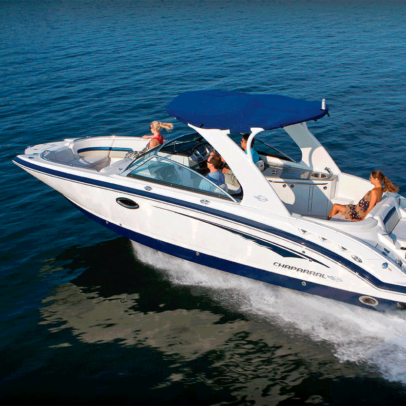 Photoshop Ski Boat (Before & After)