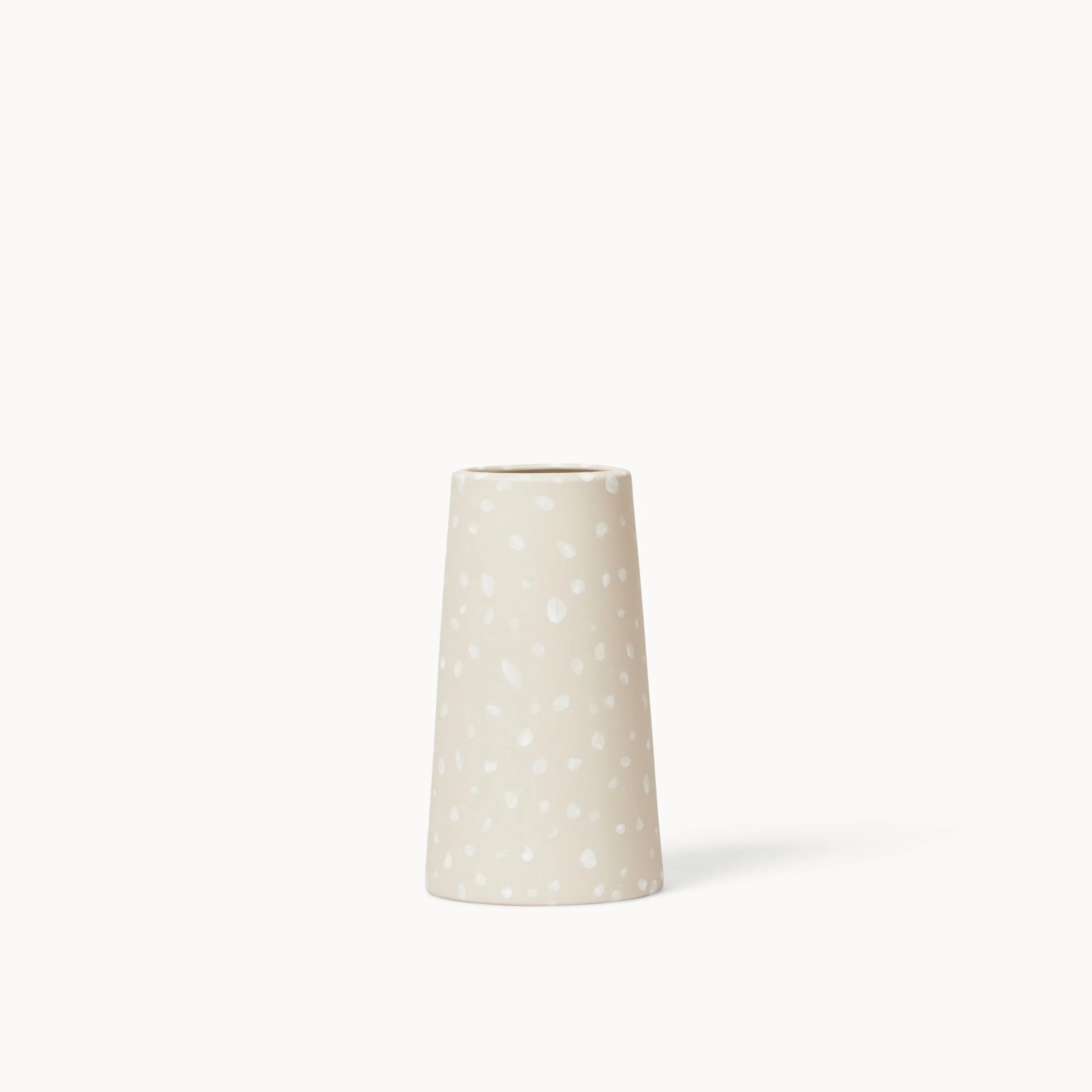Seconds Pillar Vase - Small - Sand Speckled