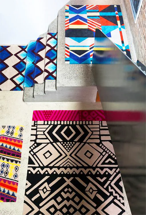 Modern Tribe | Collection of rugs designed in collaboration with Designer Rugs