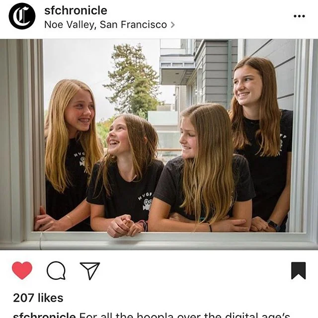 Exciting!!!! Thank you so much for the amazing article @sfchronicle !!!! #girlscameraaction #NVGFF #girlpower #film #girlsinfilm #filmfest #filmfestival