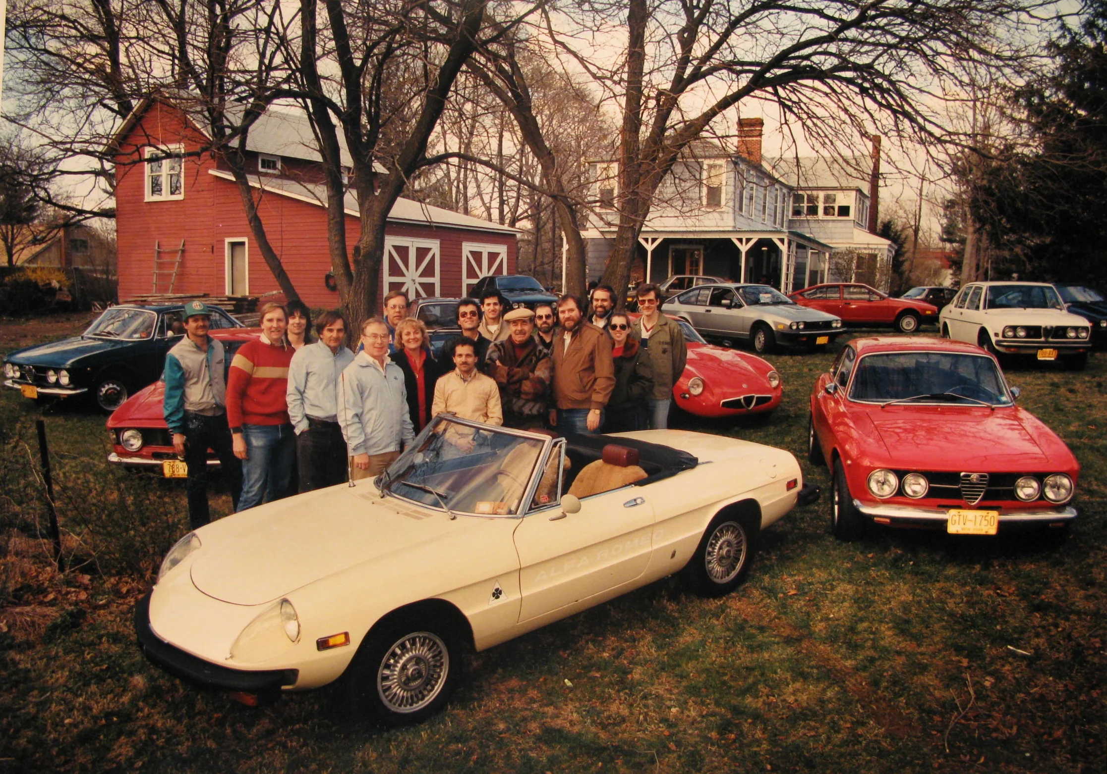 L to R: Johnnie LoBue , Harry Krause, Mike Fong, Maris Kosvakis, George Pezold, Tom Muccino, Lynn Pezold, Alan Elton, Vic Cerami, Frank Sapienza, Lee Hunt., David Champa, Mike Bange, Frank Gesualdo, Eileen Cunningham, Briggs Cunningham