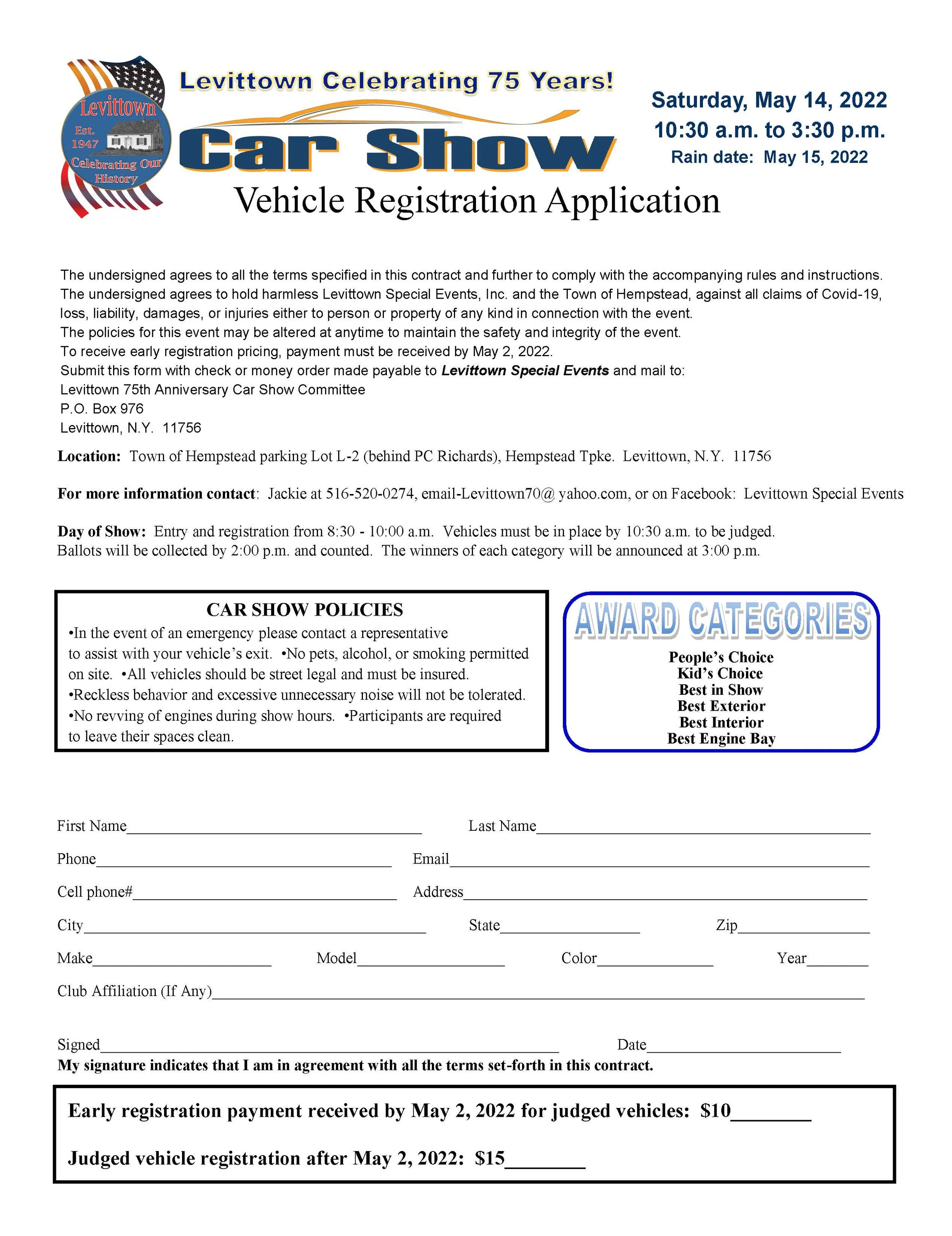 Levittown 75th Anniversary Car Show NYAROC Event — NYAROC