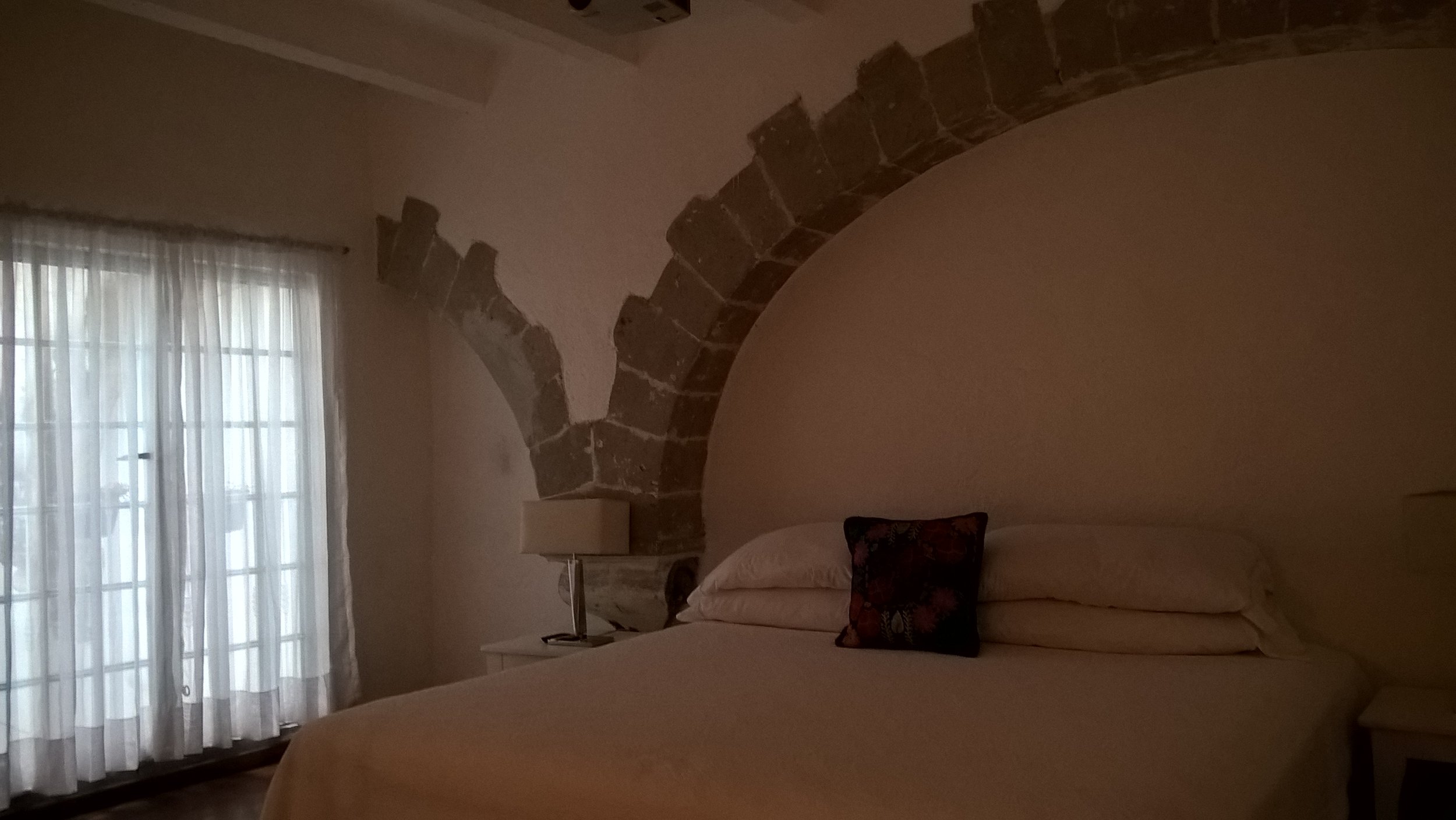 Our bedroom in loft area of the apartment
