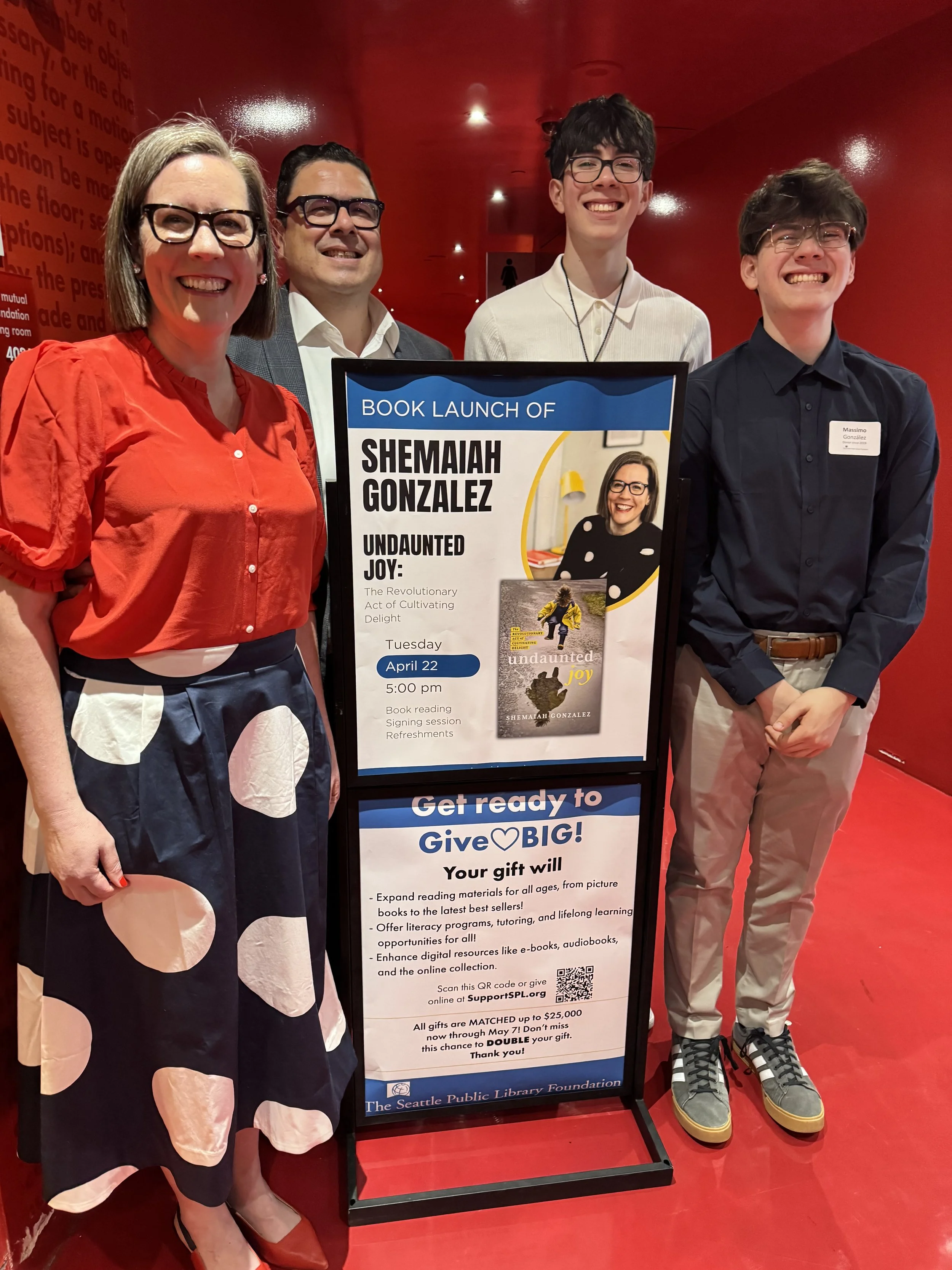 Book Launch At Seattle Public Library 