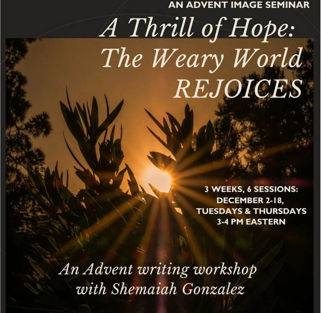 An Advent Image Seminar  A Thrill of Hope: The Weary World Rejoices
