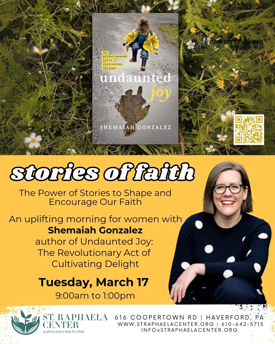 EVENT: Haverford, PA Stories of Faith Morning Retreat.