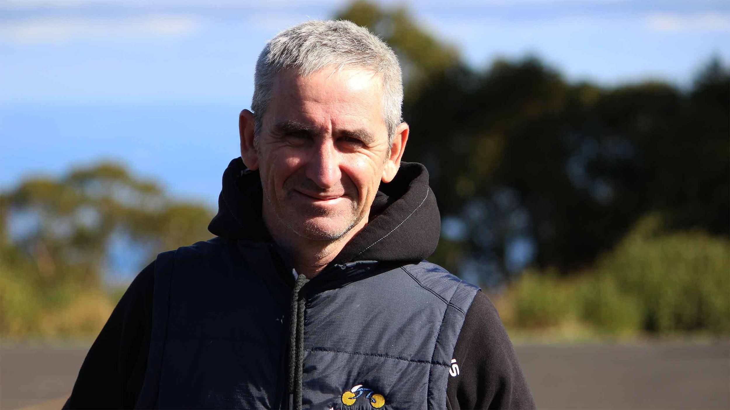New coach, Peter Richards. Image by Simon Blake.
