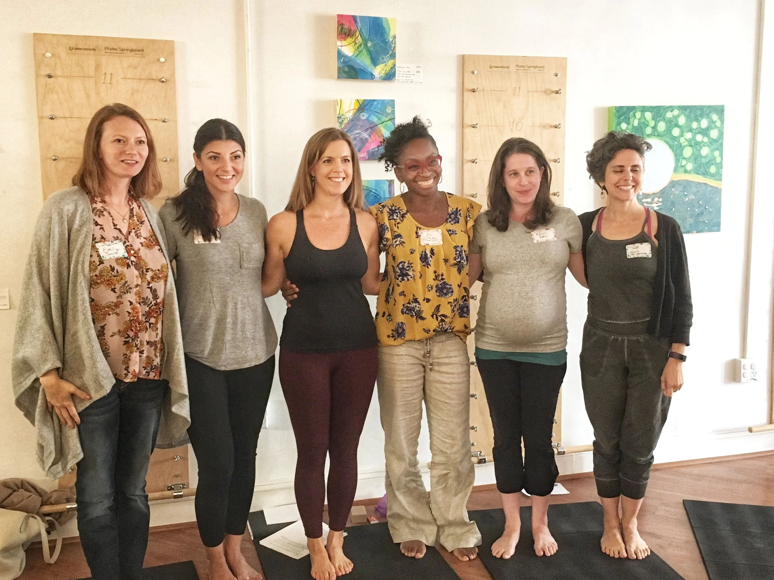 Left to right: Emily Smith, Dr. Sahar Esfahani, Frances Darnell, Dr. Ann Udofia, Dr. Rachel Rubin, and Jodi Balis
