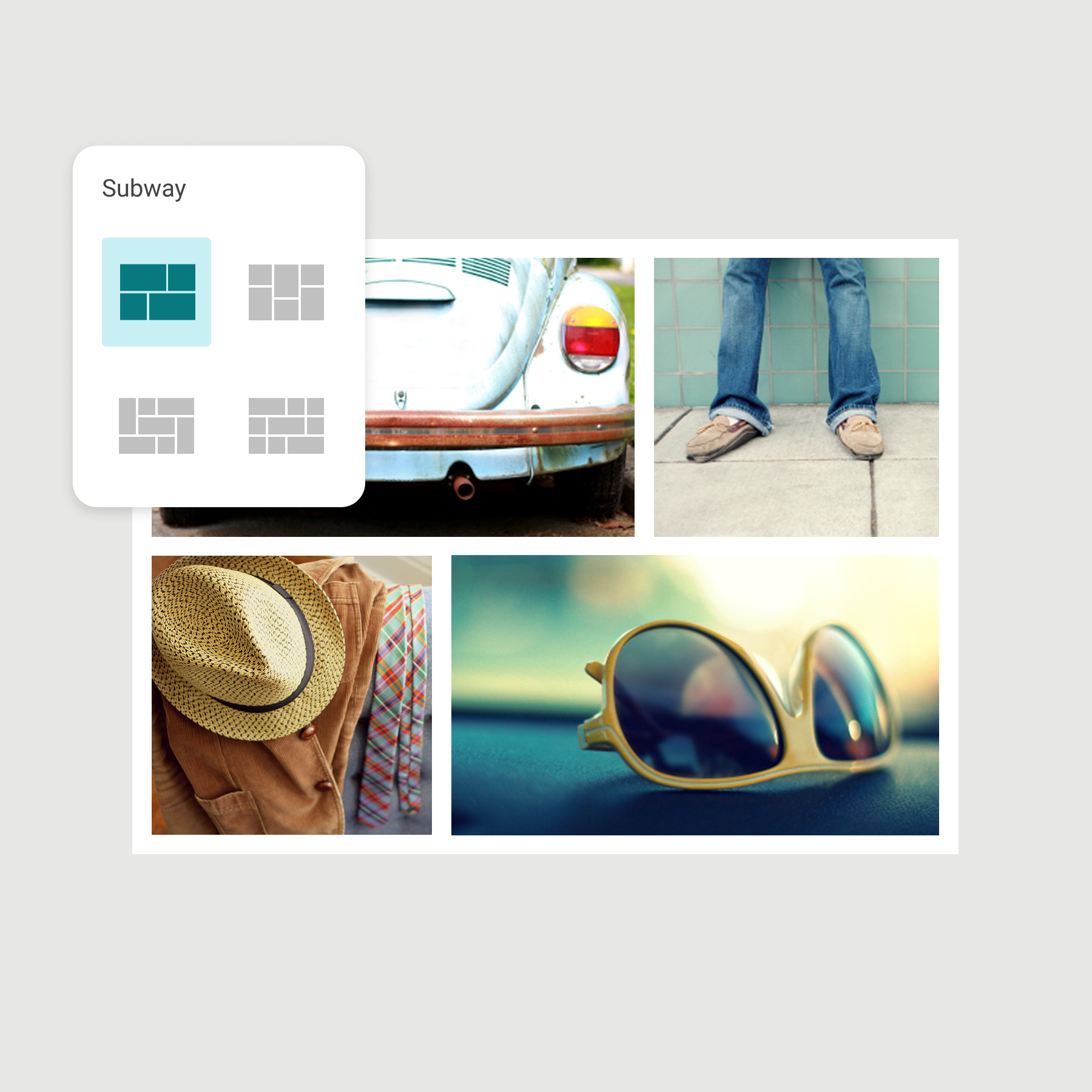 PicMonkey Collage Subway templates