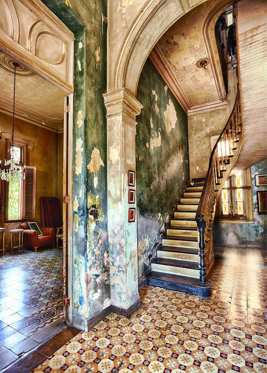 House of fefa stairway. Havana, Cuba 2013 by Werner Pawlok