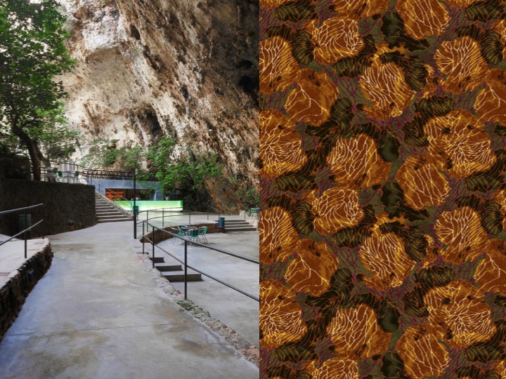 Left: Bar in the caves of Porto Cristo Majorca, Spain / Right: FX12695R4