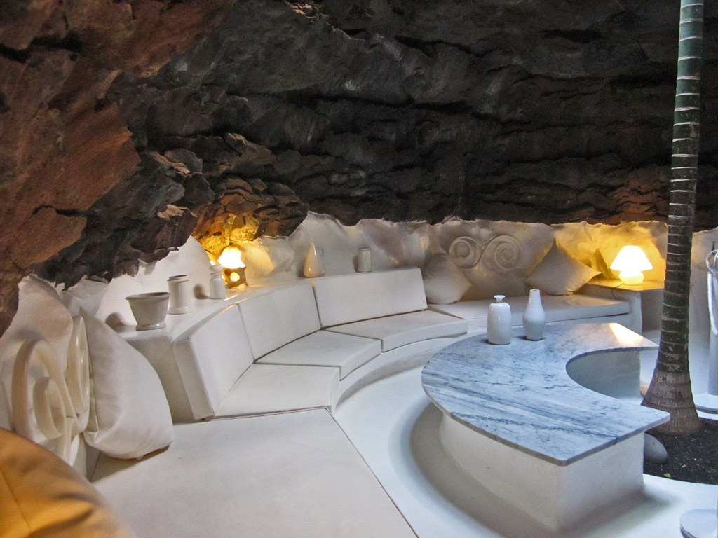 Artist Cesar Marique home Lanzarote, Canary Islands - constructed within a lava field