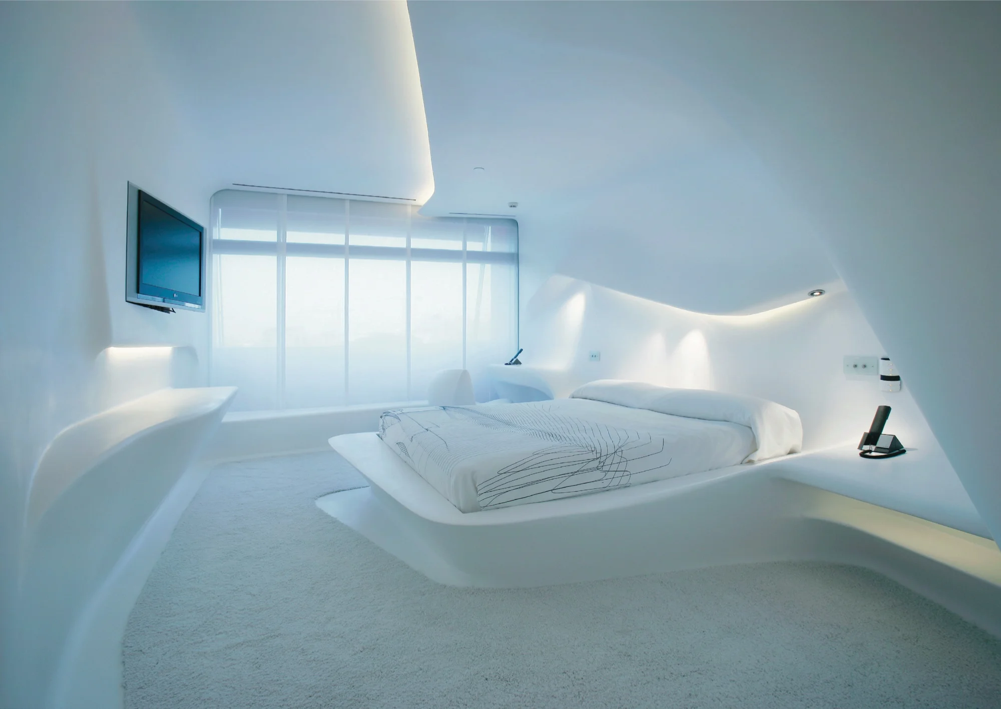Puerta America Hotel (Zaha Hadid suite) in Madrid, Spain