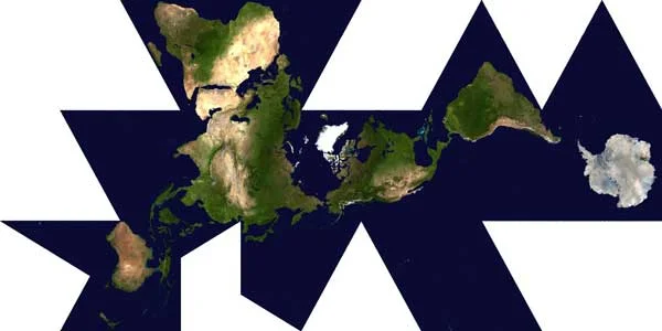 Dymaxion Map by Buckminster Fuller