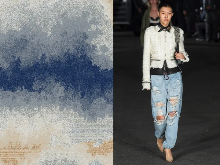 Left: Design no. fh04422-20 / Right: Alexander Wang RTW SS'18