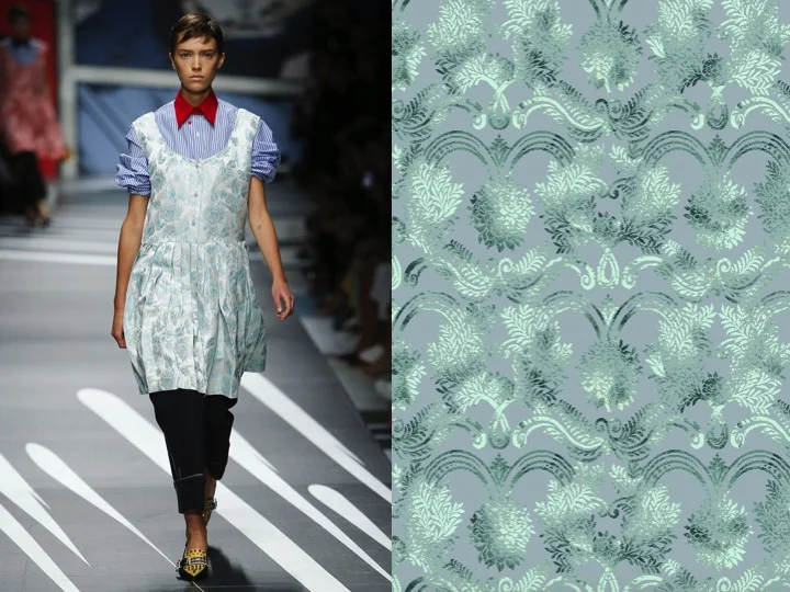 Left: Prada SS'19 RTW / Right: Design no. sx00987