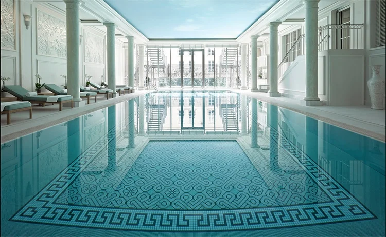 Shangri-La Hotel pool - Paris, France 