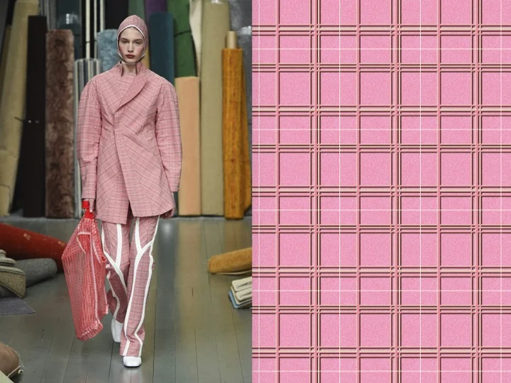 Left: Richard Malone RTW Fall 2018 / Right: Royal Thai Design no. BX04718-4