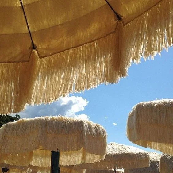 Thatched Sun Umbrella's - Ibiza, Spain