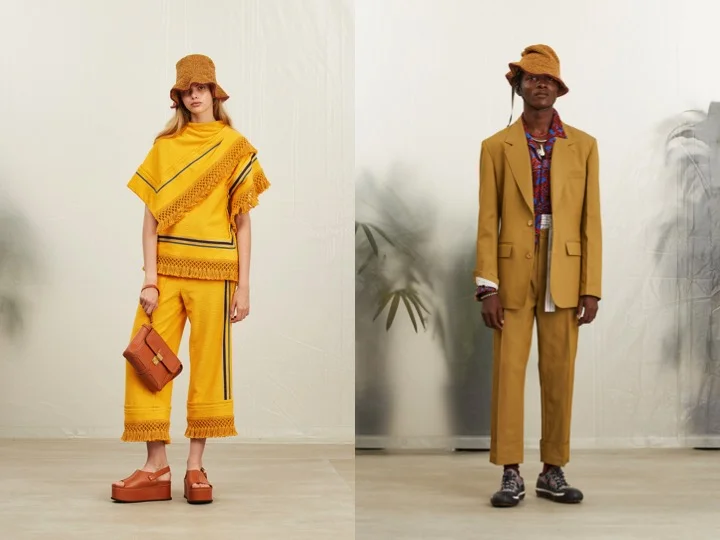 Left: Phillip Lim Spring ‘19 Womens RTW | Right: Phillip Lim Spring ‘19 Menswear