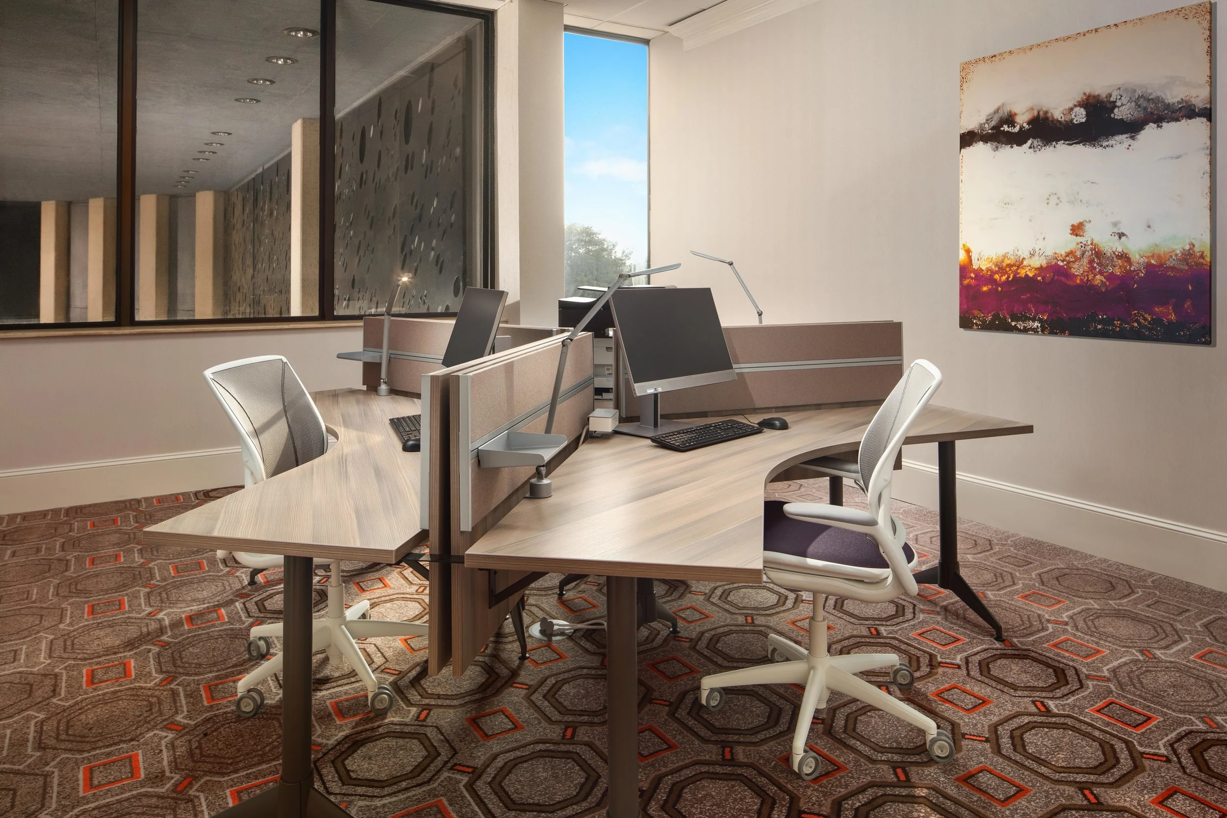 Dallas Crowne Plaza business center.jpg