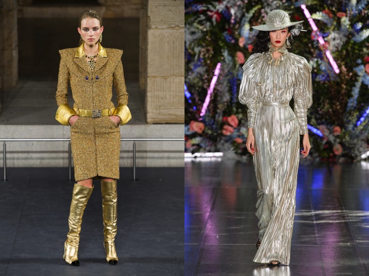 Left: Chanel Metiers D’Art Pre-Fall ‘19 | Right: Rodarte Fall/Winter ‘19