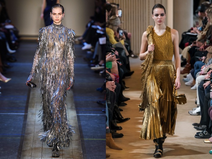 Left: Alexander McQueen Fall/Winter ‘19 | Right: Altuzarra Fall/Winter ‘19