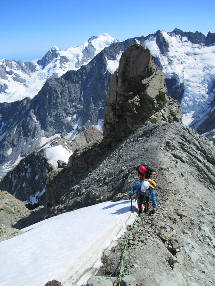 My only mountaineering trip in 2018 was a technical one