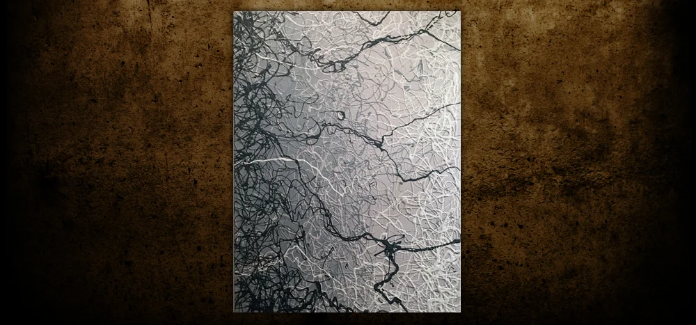 Left Brain - 24” x 18” -Acrylic on gallery wrap canvas