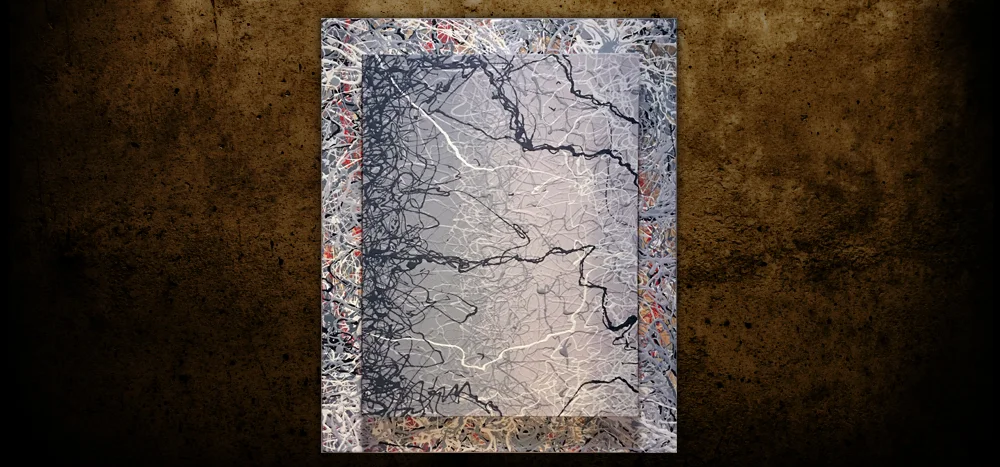 Too Deep - 30” x 24” - Acrylic on double stack gallery wrap canvas