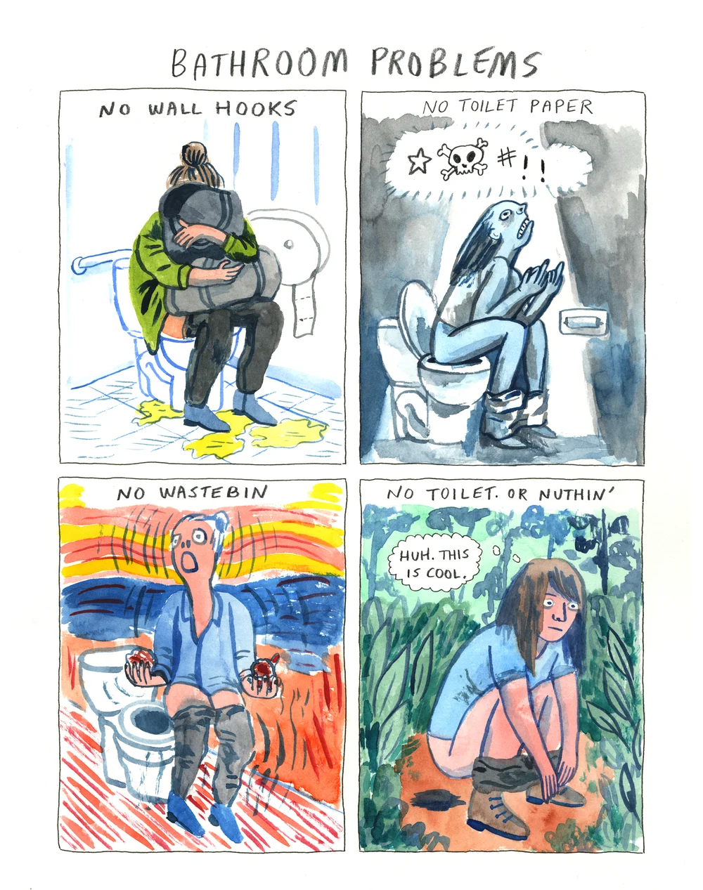 Toilet Comics — Lisa Hanawalt