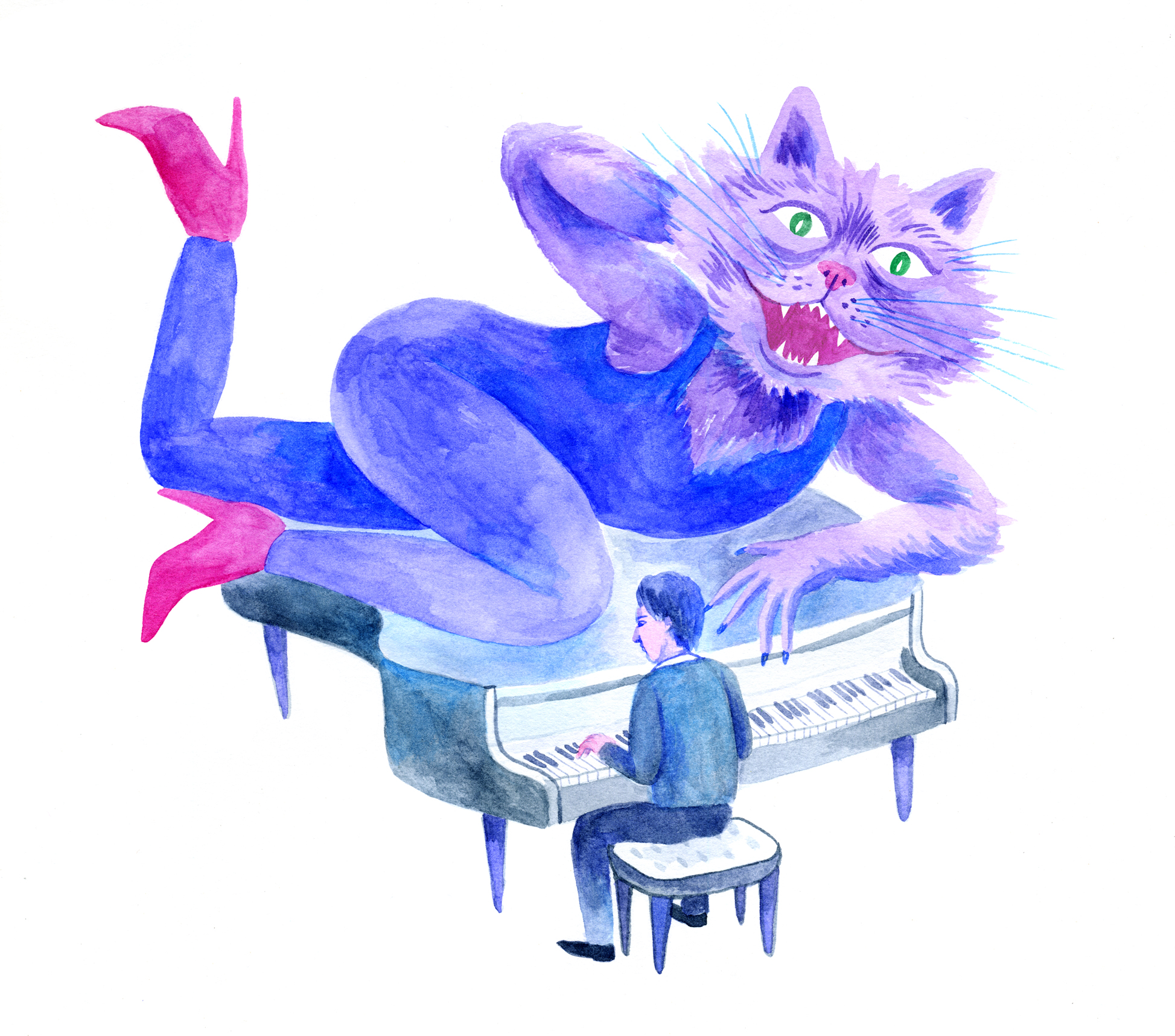"A Man and His Cat"