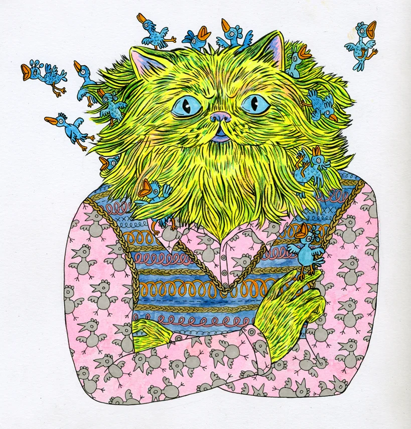 Catman and Birds