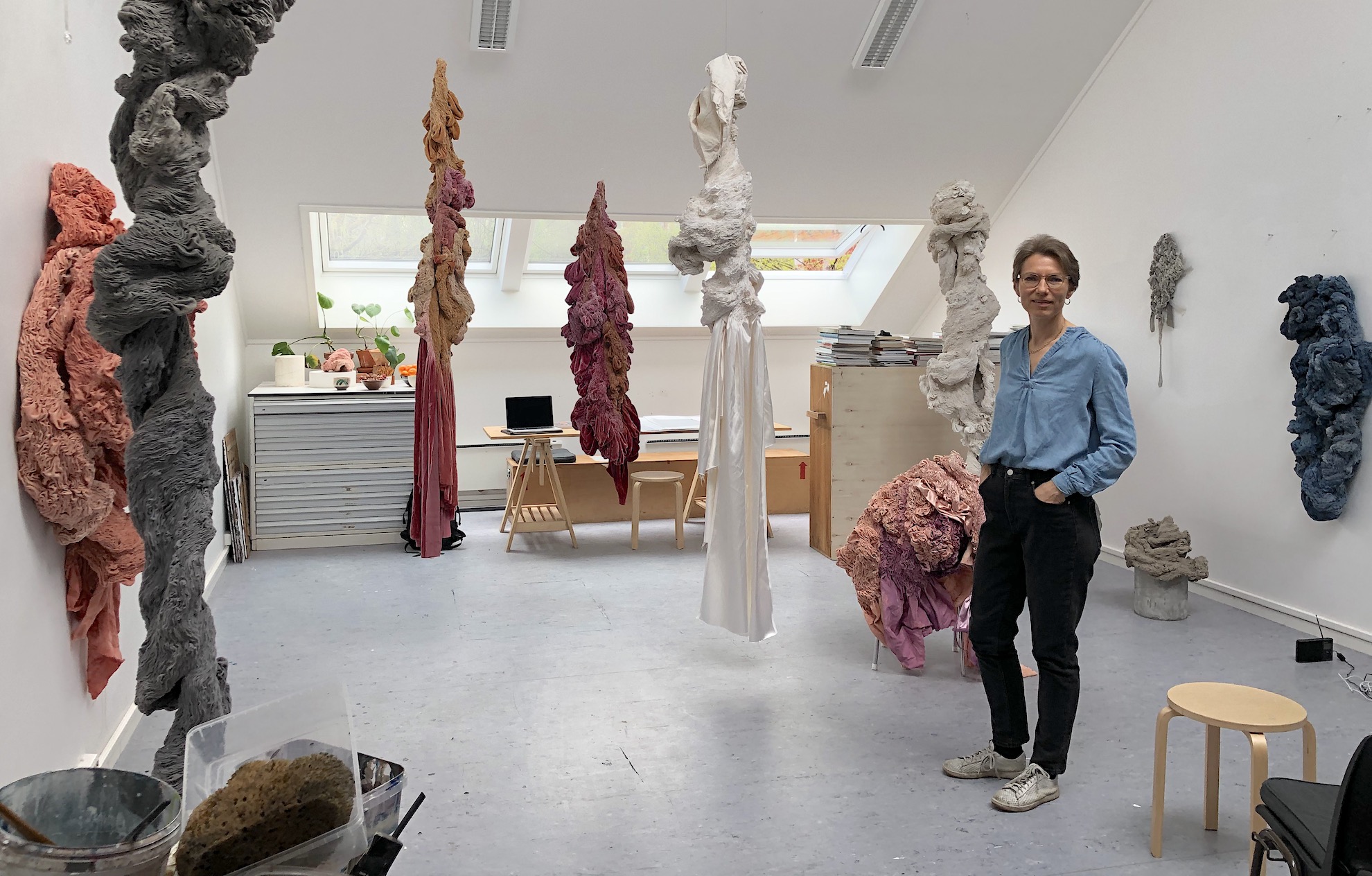 4/27/19 Hanne Friis in her Oslo studio!