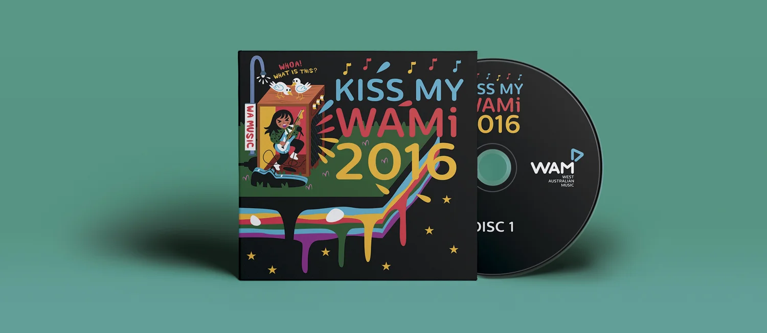 Kiss My Wami is a 40-song-strong collection of the best music from WA artists of all genres in 2016.