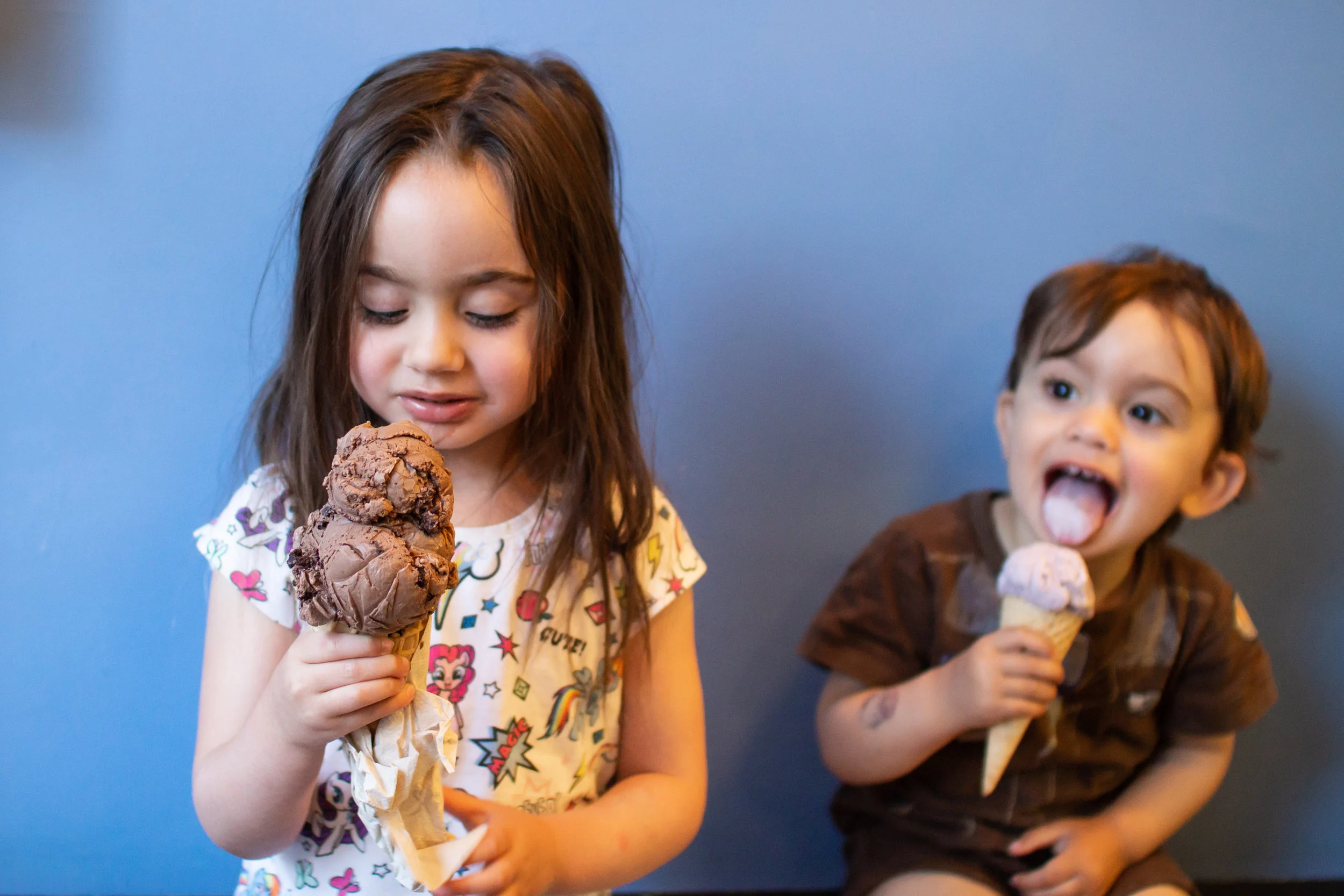 almost healed from her ice cream trauma.