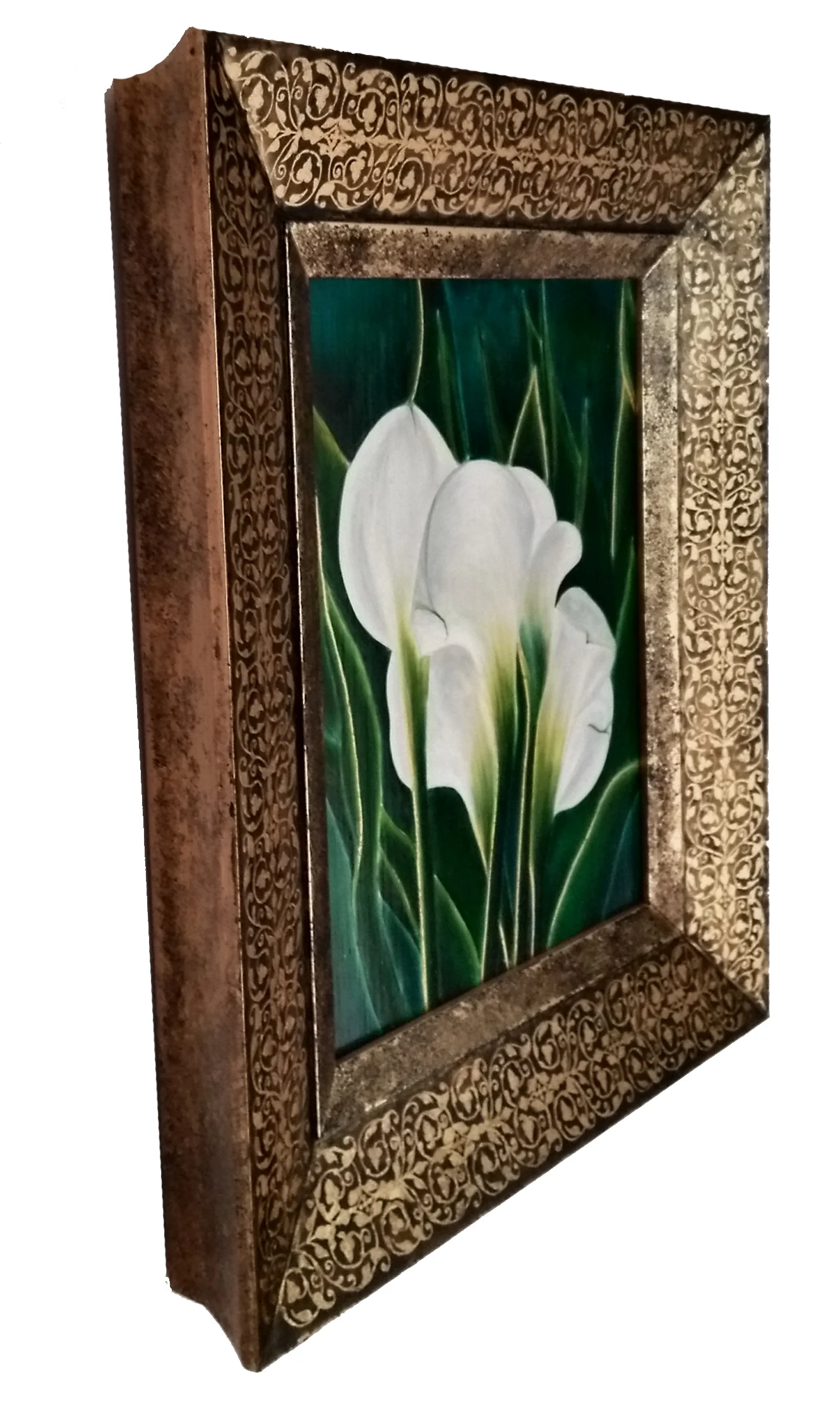 Calla-Lillies-hand-painted-frame-side.jpg