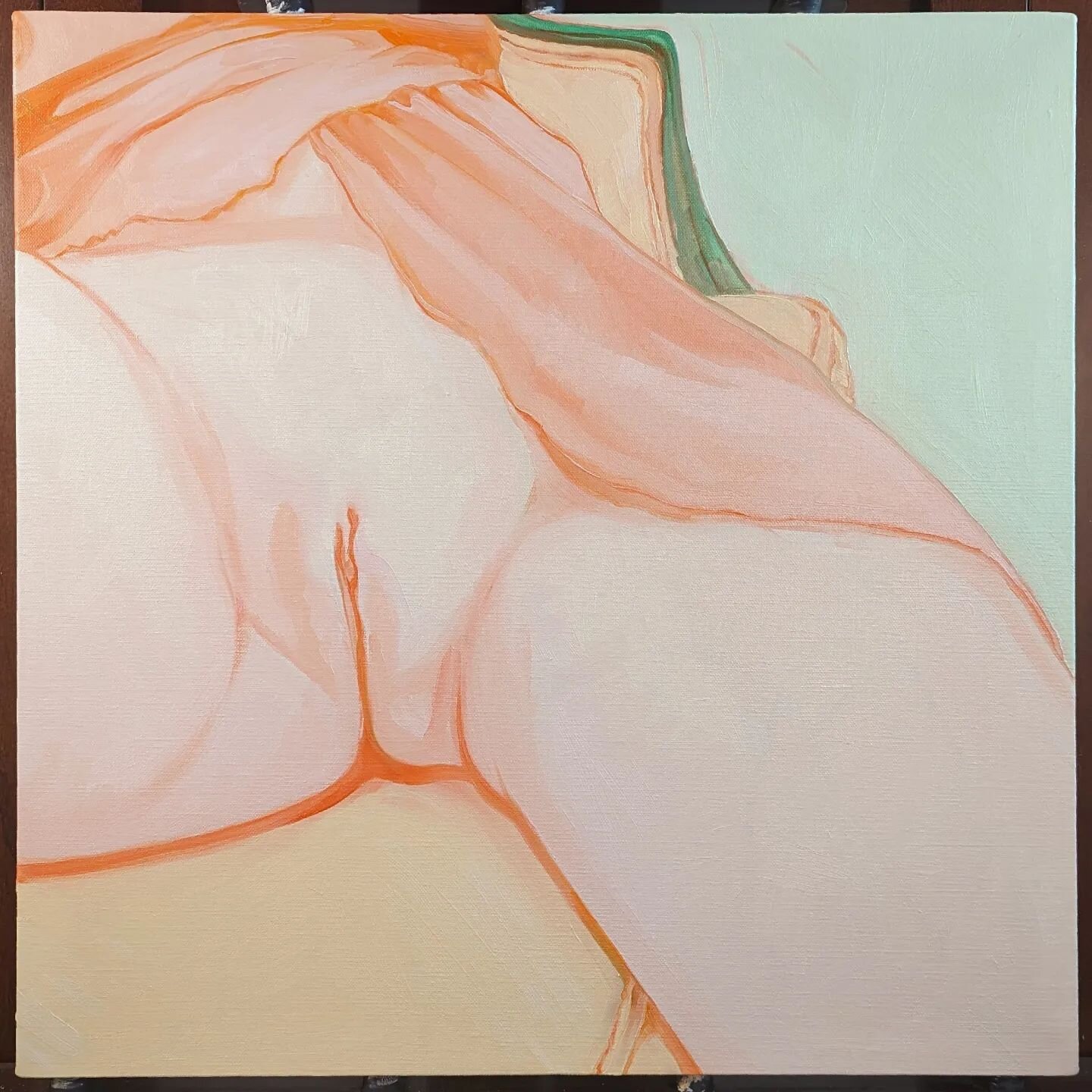 New beginnings. Just started blocking in this piece
#vagina #power #feminism #artist #bodypositive #nude #nudeportrait #painting #portraitpainting #figurepainting #wip #workinprogress #artistsoninstagram