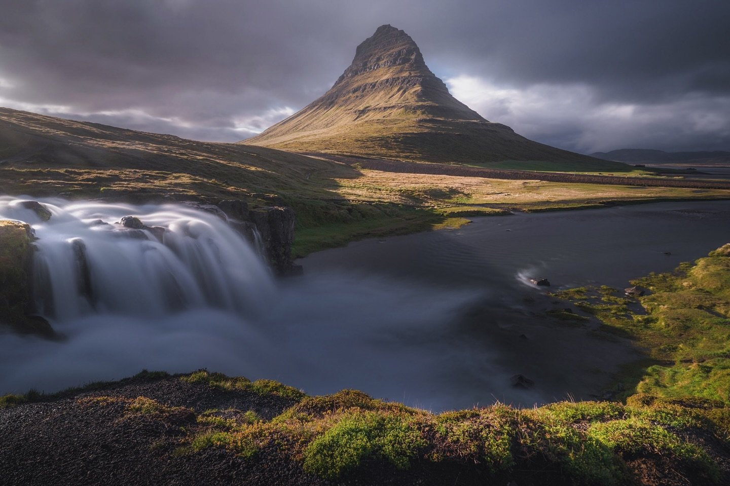 From the archives&hellip; 

Kirkjufellsfoss after an a day of heavy rains during the midnight sun. June, 2021, although it feels like yesterday&hellip;

I&rsquo;m off in the desert right now&hellip; meeting up with @josephjamescole to see some stars 