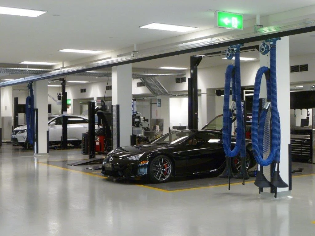 Nederman vehicle exhaust rail systems