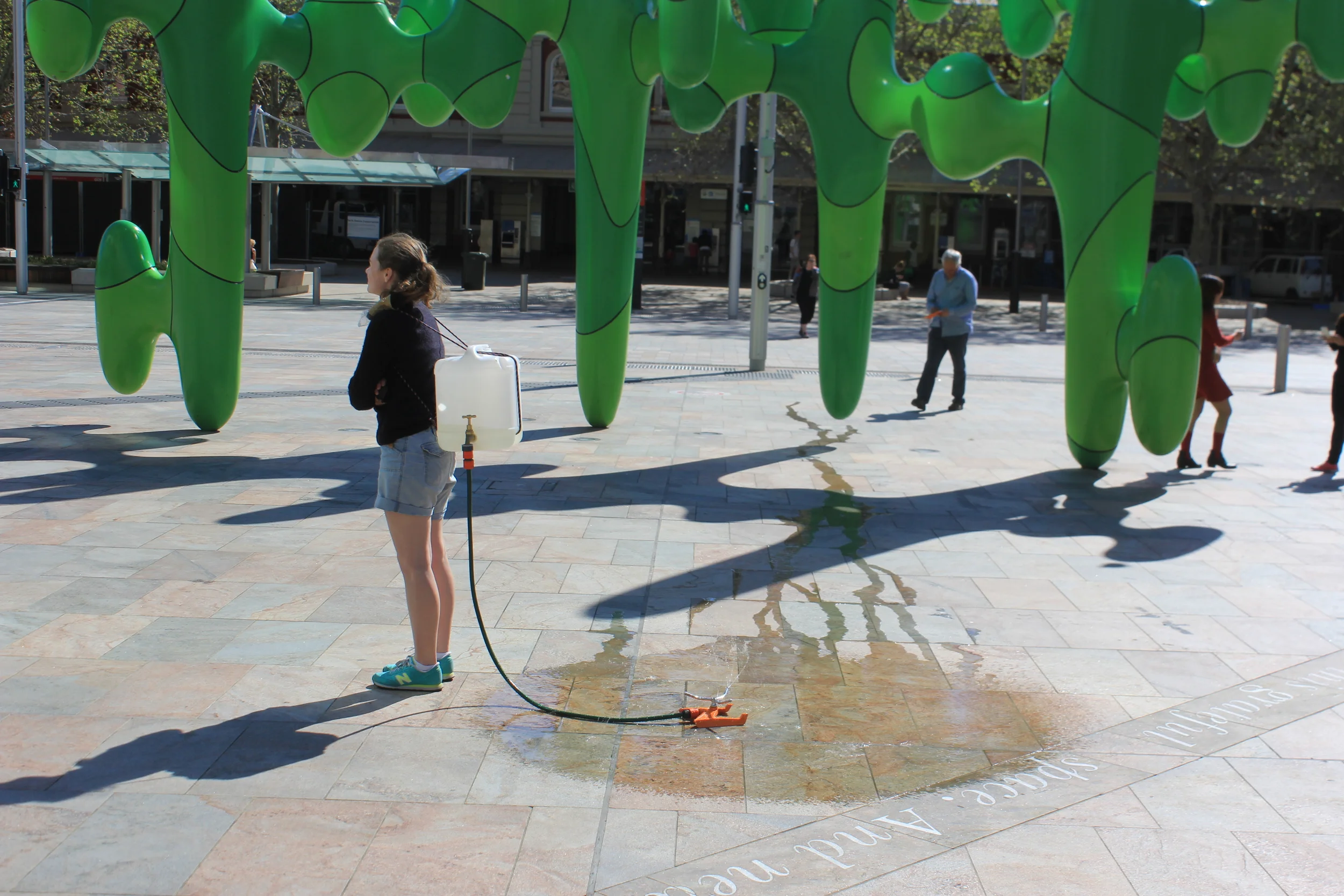 Portable Pop-Up Public Fountain 