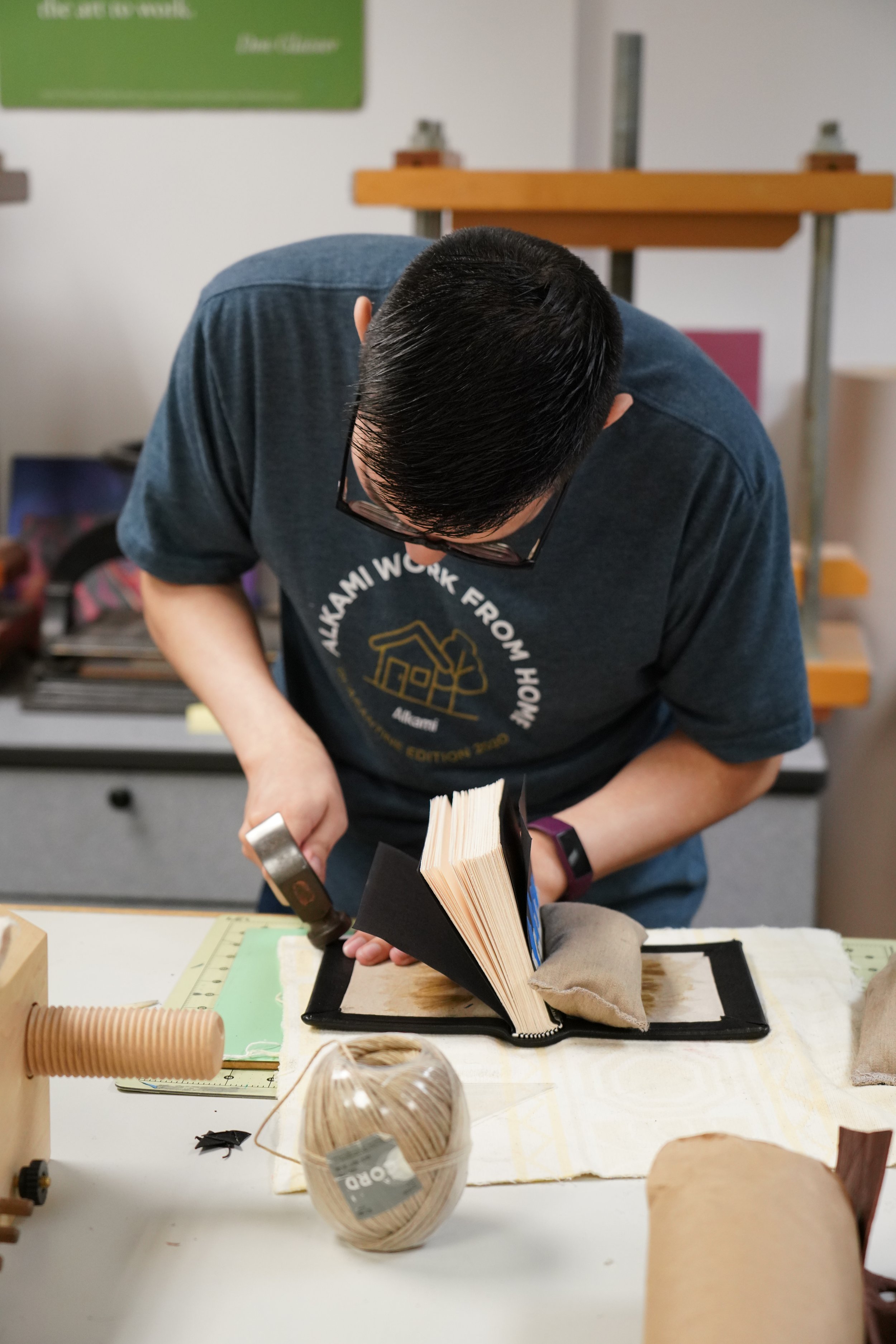Intro to Bookbinding Class – Assembly: gather + create