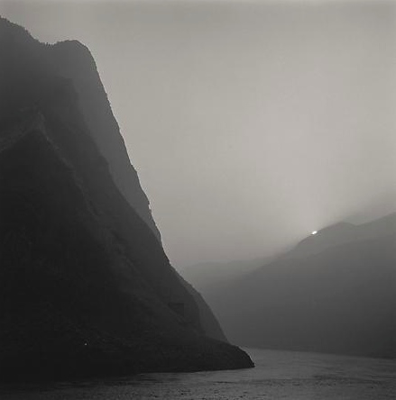 Lynn Davis Three Gorges, Yangtze River , 2009 gelatin silver print 35.4 x 35.4 inches
