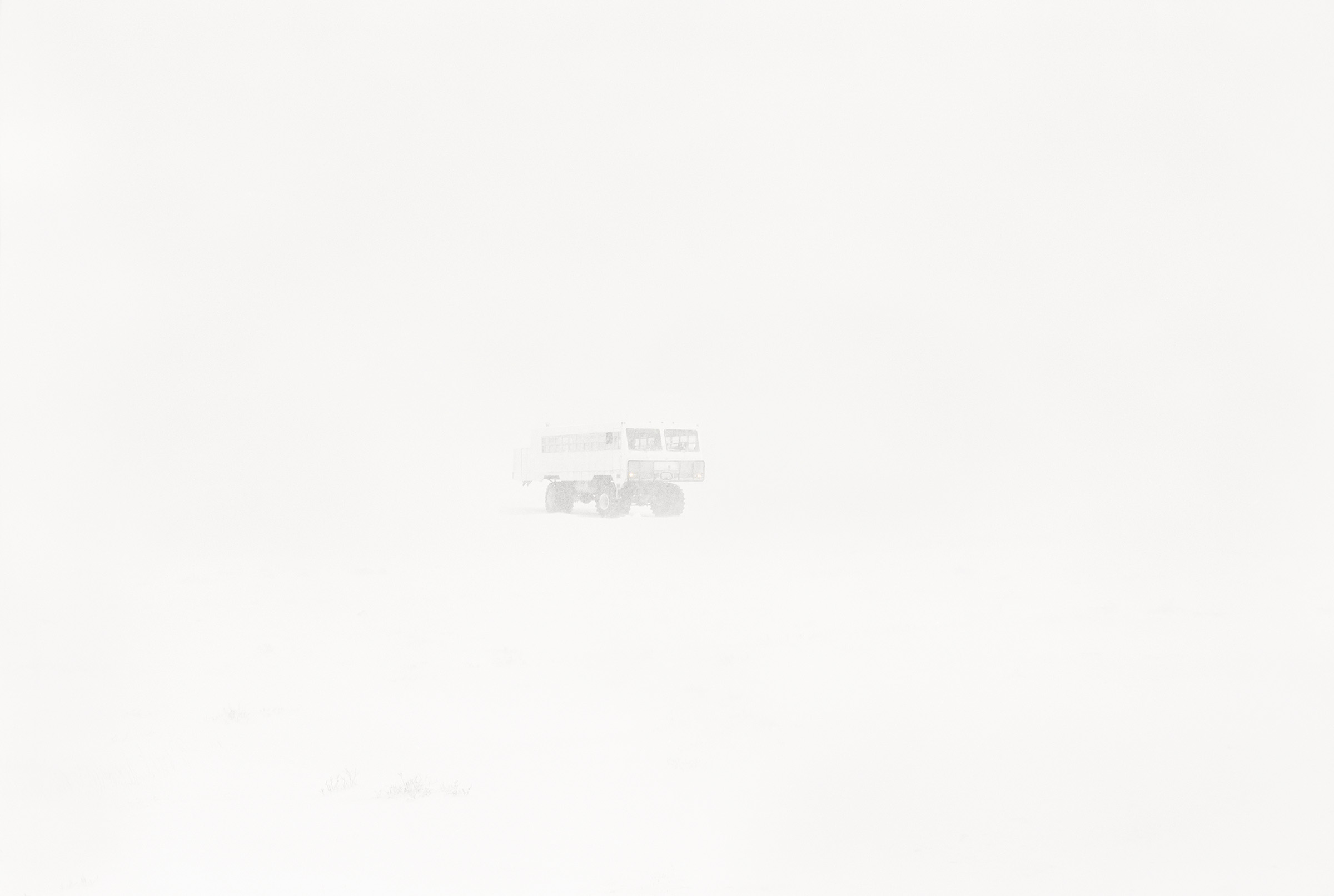 Justin Newhall Whiteout (No. 3) , 2009 pigment print 38 x 57 inches