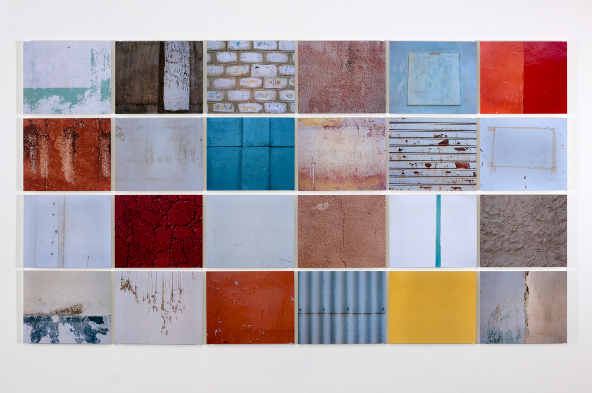Dawit L. Petros Dakar/Chrome No. 3, 24 Ready found color and exterior walls on the way around the boundaries , 2011 24 face-mounted color photographs